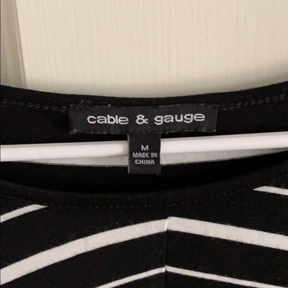 Cable & Gauge Black and White Dress - Picture 3 of 5